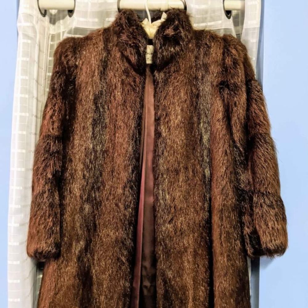 Nutria Fur Coat - Argentine Origin Vintage